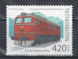 HUNGARY 2015 TRANSPORT Trains Railways LOCOMOTIVE - Fine Set MNH - Unused Stamps