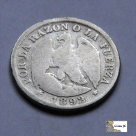 Chile - 20 Centavos - 1892 - Chile