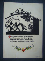 Germany: Zvergel Und Engel Begrüssen Den Morgen - Illustrator - Scherenschnitt - Georg Plischke - Posted 1955 - Silhouettes
