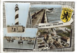 CPSM GRAVELINES (Nord) - PETIT FORT PHILIPPE : 4 Vues - Gravelines