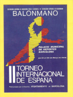 Postcard - Balonmano, Torneo International De Espana 1976, Handball      (V 24655) - Balonmano