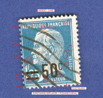 1926 / 1927  N°  222  SURCHARGE PASTEUR  OBLITÉRÉ DOS CHARNIÈRE - Used Stamps
