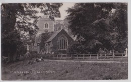 BENNINGTON - BENINGTON (Herts) - ST PETERS CHURCH - RAPID SERIES PHOTO POSTCARD 1914 - Hertfordshire