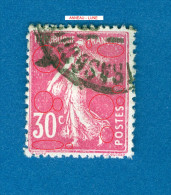1924  / 1926  N°  191  TYPE IIB SEMEUSE CAMÉE OBLITÉRÉ  DOS CHARNIÈRE - Used Stamps