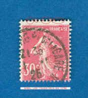 1924  / 1926  N°  191  SEMEUSE CAMÉE OBLITÉRÉ DOS CHARNIÈRE - Used Stamps