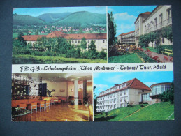 Germany DDR: TABARZ - FDGB Erholungsheim "Theo Neubauer", Tanzbar Interieur, Neues Bettenhaus - Posted 1983 - Tabarz