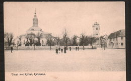 DB4142 - SWEDEN - TORGET MED KYRKAN - KARLSHAMN - CHURCH - Suecia