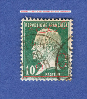 1923  / 1926  N°  170 I PASTEUR 21 . 6 . 23  OBLITÉRÉ - Usati