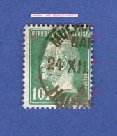 1923  / 1926  N°  170i  PASTEUR   OBLITÉRÉ 24 X II - Usati