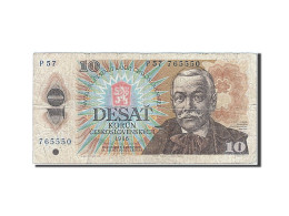 Billet, Tchécoslovaquie, 10 Korun, 1986, B+ - Tsjechoslowakije