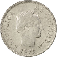 Monnaie, Colombie, 20 Centavos, 1970, TTB+, Nickel Clad Steel, KM:237 - Kolumbien