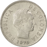 Monnaie, Colombie, 20 Centavos, 1970, TTB+, Nickel Clad Steel, KM:237 - Colombia