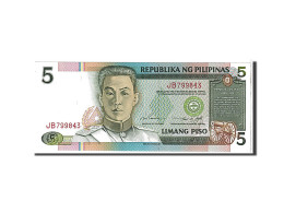 Billet, Philippines, 5 Piso, 1995, KM:180, NEUF - Filippijnen