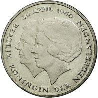 Monnaie, Pays-Bas, Beatrix, Gulden, 1980, SUP, Nickel, KM:200 - 1980-2001 : Beatrix