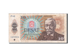 Billet, Tchécoslovaquie, 10 Korun, 1986, TB+ - Tsjechoslowakije