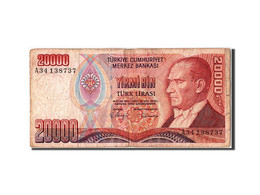 Billet, Turquie, 20,000 Lira, B+ - Turquie