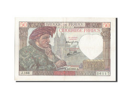 Billet, France, 50 Francs, 50 F 1940-1942 ''Jacques Coeur'', 1942, 1942-02-05 - 50 F 1940-1942 ''Jacques Coeur''