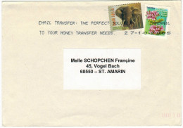 RSA - South Africa - Sud Africa - SUID AFRIKA - 2005 - 2 Stamps - Air Mail - Viaggiata Da Capemail Per St. Amarin, Fr... - Storia Postale