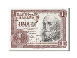 Billet, Espagne, 1 Peseta, 1953, 1953-07-22, SPL - 1-2 Pesetas