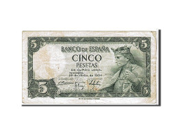 Billet, Espagne, 5 Pesetas, 1954, TB+ - 5 Pesetas