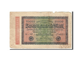 Billet, Allemagne, 20,000 Mark, 1923, KM:85b, TB - 20.000 Mark