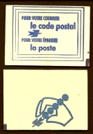 CARNET NEUF 8 VIGNETTES OFFICIELLES DE LA POSTE POUR LE CODE POSTAL- VILLE DE : RENNES 35000 -  2 SCANS - Blocks & Sheetlets & Booklets