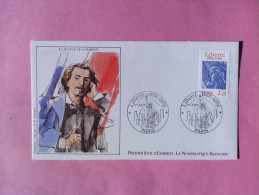 1986 Joint France / USA - Centenary Of The Statue Of Liberty - French FDC - Emissioni Congiunte