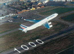 AVION - Aviation  Photo 13 X18 Cms- AIR FRANCE -AIRBUS A340-300- Airbus Industrie Has Delivered Its 1,000th  Aircraft, - Luchtvaart