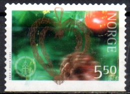 NORWAY 2002 Christmas - 5k50 Straw Heart-shaped Decoration MNG - Unused Stamps