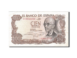 Billet, Espagne, 100 Pesetas, 1970, 1970-11-17, TTB - 100 Pesetas