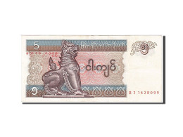 Billet, Myanmar, 5 Kyats, 1996, SUP - Myanmar