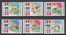 Romania 1990 World Cup Soccer Italy Used Set - Oblitérés