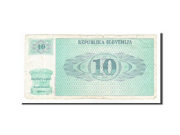 Billet, Slovénie, 10 (Tolarjev), 1990, B - Eslovenia