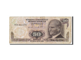 Billet, Turquie, 50 Lira, 1970, KM:188, TB - Türkei