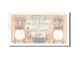 Billet, France, 1000 Francs, 1 000 F 1927-1940 ''Cérès Et Mercure'', 1940 - 1 000 F 1927-1940 ''Cérès E Mercure''