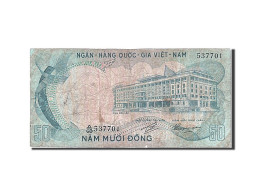 Billet, South Viet Nam, 50 D<ox>ng, 1972, B+ - Viêt-Nam