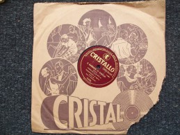 CRISTALLO - IL BARBIERE DI SIVIGLIA - 78 G - Dischi Per Fonografi