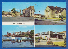 Delcampe - Deutschland; Wittenberge Perleburg; Multibildkarte Mit Kaufhalle, Hafen - Wittenberge