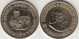 Sud Africa 1 Cent 1961 Km#57 - Used - Zuid-Afrika