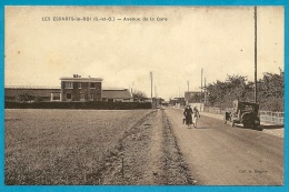 CPA 78 LES-ESSARTS-Le-ROI Yvelines - Avenue De La Gare (auto Garée) ° Coll. A. Bergère - Les Essarts Le Roi