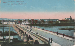 CPA - AK Metz Totenbrücke Pont Des Morts Fort Mosel Moselle Kiosk Strassenbahn Tram Tramway Lothringen Lorraine - Lothringen