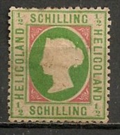 Timbres - Grande-Bretagne (ex-colonies Et Protectorats) - Heligoland - 1867-1874 - 1/2 Schilling  - - Heligoland (1867-1890)