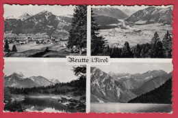 169465 /  REUTTE I. TIROL  , MONTAIN , LAKE USED 1955  Austria Österreich Autriche - Reutte