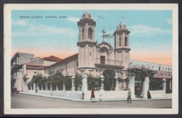 POS-40 CUBA. HABANA. HAVANA. IGLESIA DEL CRISTO. JESUS OLD CHURCH. POSTCARD TO ENGLAND. 1939. - Ungebraucht