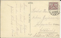 VATICANO TP CIRCULADA EN 1932 SELLO ESCUDO - Lettres & Documents