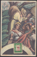 1951-FDC-18 CUBA. REPUBLICA. 1951. TARJETA CON SELLO DE NAVIDAD USADO. CHRISTMAS. FLOR DE PASCUA - Ungebraucht