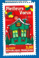 * 1998  N° 3203   MEILLEURS VŒUX  9.9.1999  RARE YVERT 0.80 € - Used Stamps