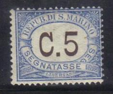 W2046 - SAN MARINO 1925, Segnatasse Il N. 19  ***  MNH - Postage Due