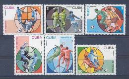 CUBA 2249/54 Espana 82 - Coupe Du Monde De Football - Neufs