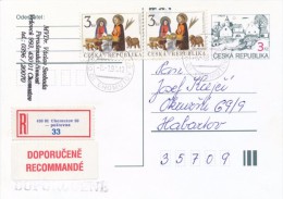 J0391 - Czech Rep. (1997) 430 01 Chomutov 50 (Postal Agency) - Lettres & Documents